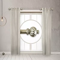 Rod Desyne (Set Of 2) Selma Side 1 Adjustable Curtain