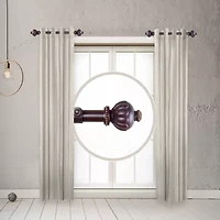 Rod Desyne (Set Of 2) Selma Side 1 Adjustable Curtain