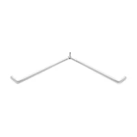 Rod Desyne Lockseam Corner Window 2 IN Adjustable Curtain Rod