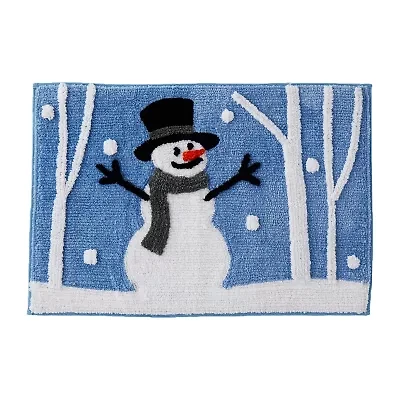 Saturday Knight Winter Friends Bath Rug