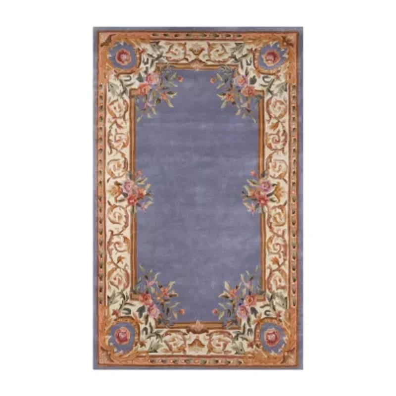 Momeni Open Fields Bordered Hand Tufted Indoor Rectangular Accent Rug