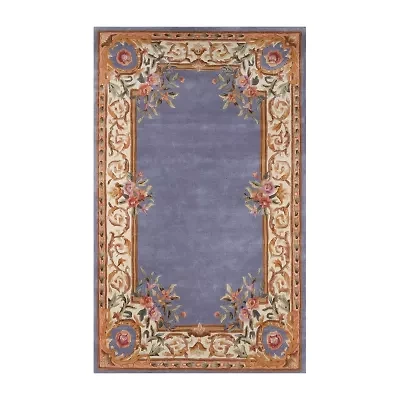 Momeni Open Fields Bordered Hand Tufted Indoor Rectangular Accent Rug