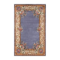 Momeni Open Fields Bordered Hand Tufted Indoor Rectangular Accent Rug