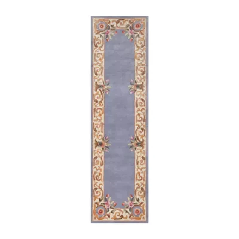 Momeni Open Fields Bordered Hand Tufted Indoor Rectangular Accent Rug