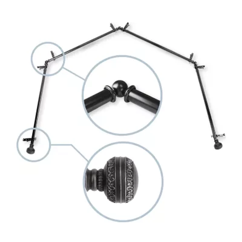 Rod Desyne Ornament 4-Sided Bay Window