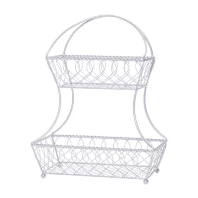 Gourmet Basics by Mikasa Metal Fruit Basket