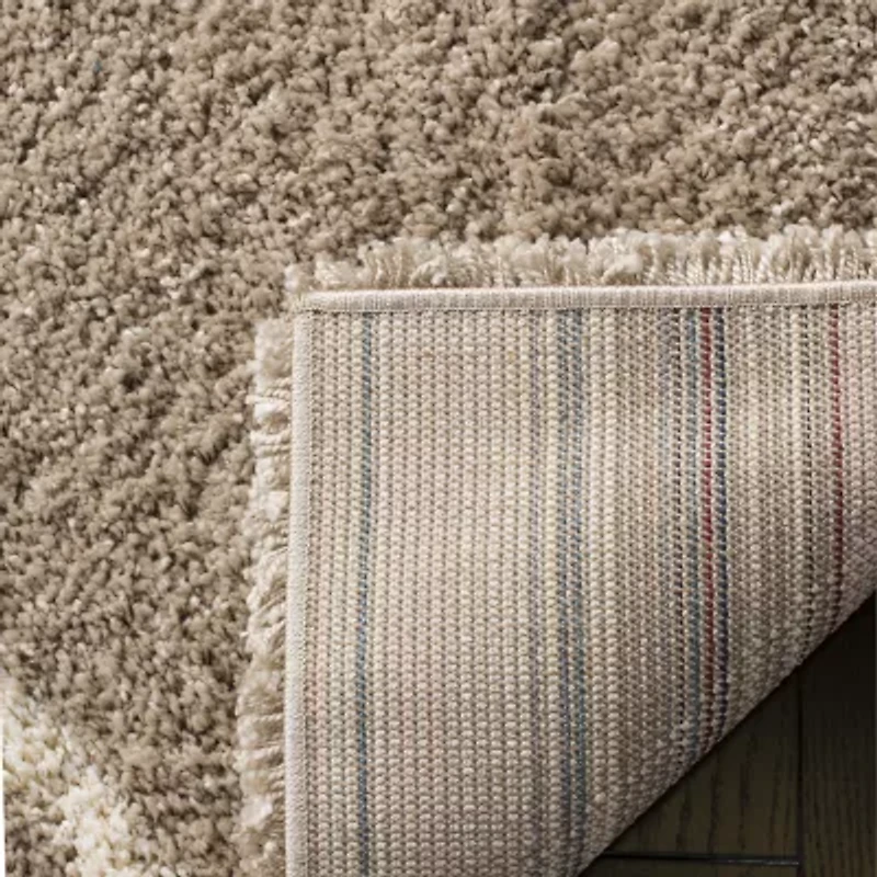 Safavieh Hudson Shag Collection Salome Geometric Runner Rug