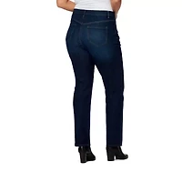 Gloria Vanderbilt Women's Plus Amanda Classic Straight Leg Jean