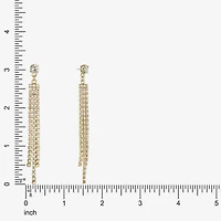 Bijoux Bar Gold Tone Womens Glass Hypoallergenic Drop Earrings