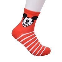 Womens 2-pc. Mickey Mouse Crew Socks