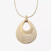 Liz Claiborne Pendant Necklace And Drop Earring Womens 2-pc. Jewelry Set