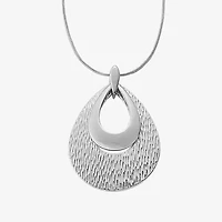 Liz Claiborne Pendant Necklace And Drop Earring Womens 2-pc. Jewelry Set