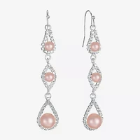 Monet Jewelry Timeless Womens Simulated Pearl Drop Earrings