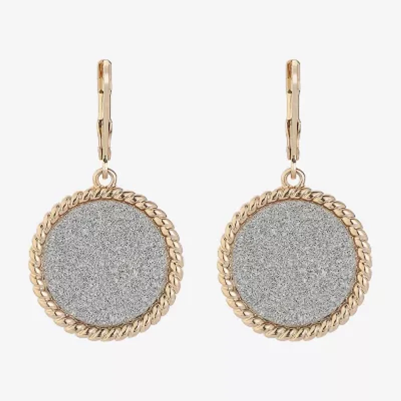 Monet Jewelry Womens Round Drop Earrings