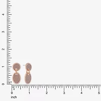 Monet Jewelry Womens Oval Hypoallergenic Drop Earrings