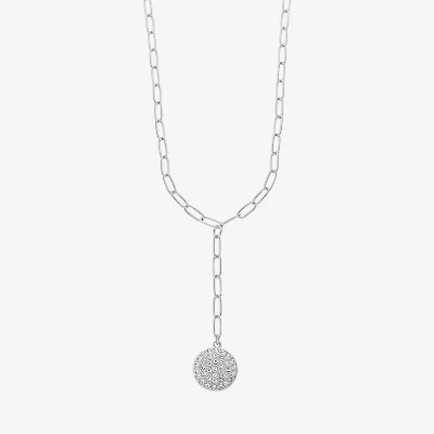 Liz Claiborne Womens Glass 18 Inch Y Necklace