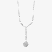 Liz Claiborne Womens Glass 18 Inch Y Necklace