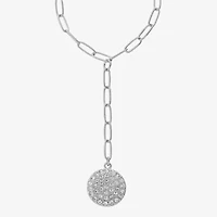 Liz Claiborne Womens Glass 18 Inch Y Necklace