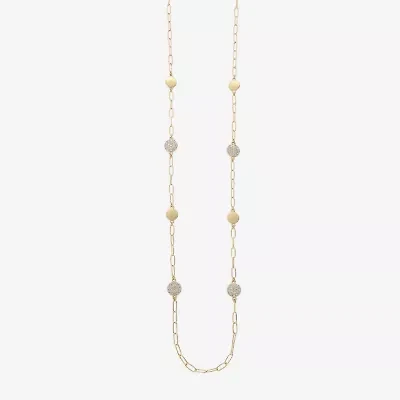 Liz Claiborne Womens Glass 36 Inch Strand Necklace