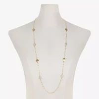 Liz Claiborne Womens Glass 36 Inch Strand Necklace