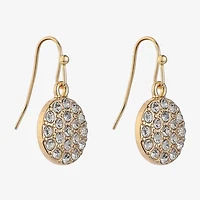 Liz Claiborne Womens Glass Drop Earrings