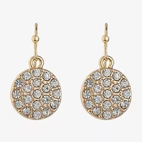 Liz Claiborne Womens Glass Drop Earrings