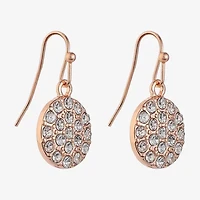 Liz Claiborne Womens Glass Drop Earrings