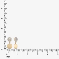 Liz Claiborne Womens Glass Hypoallergenic Drop Earrings