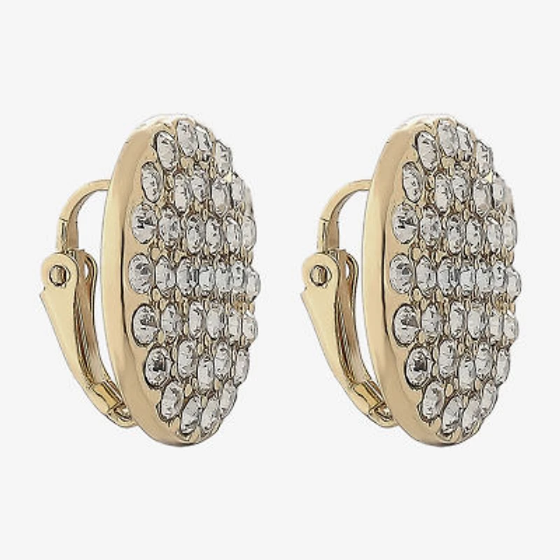 Liz Claiborne Womens Glass Clip On Earrings