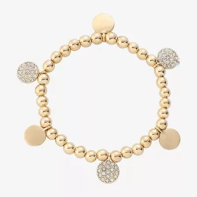 Liz Claiborne Womens Glass Stretch Bracelet