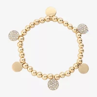 Liz Claiborne Womens Glass Stretch Bracelet