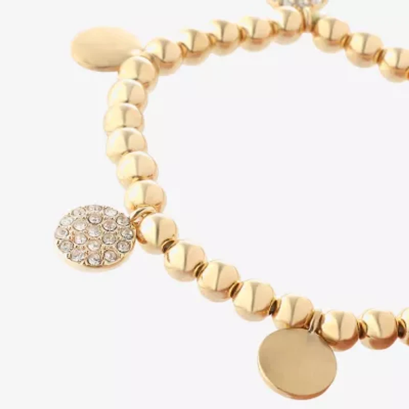 Liz Claiborne Womens Glass Stretch Bracelet