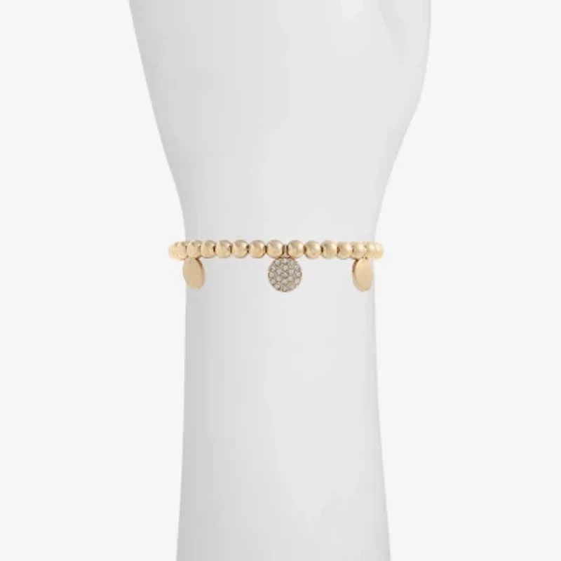 Liz Claiborne Womens Glass Stretch Bracelet