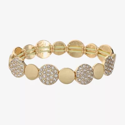 Liz Claiborne Womens Glass Stretch Bracelet