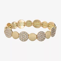 Liz Claiborne Womens Glass Stretch Bracelet