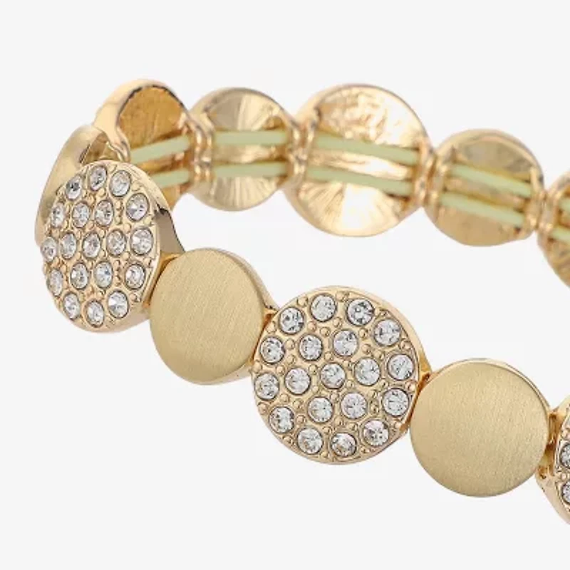 Liz Claiborne Womens Glass Stretch Bracelet