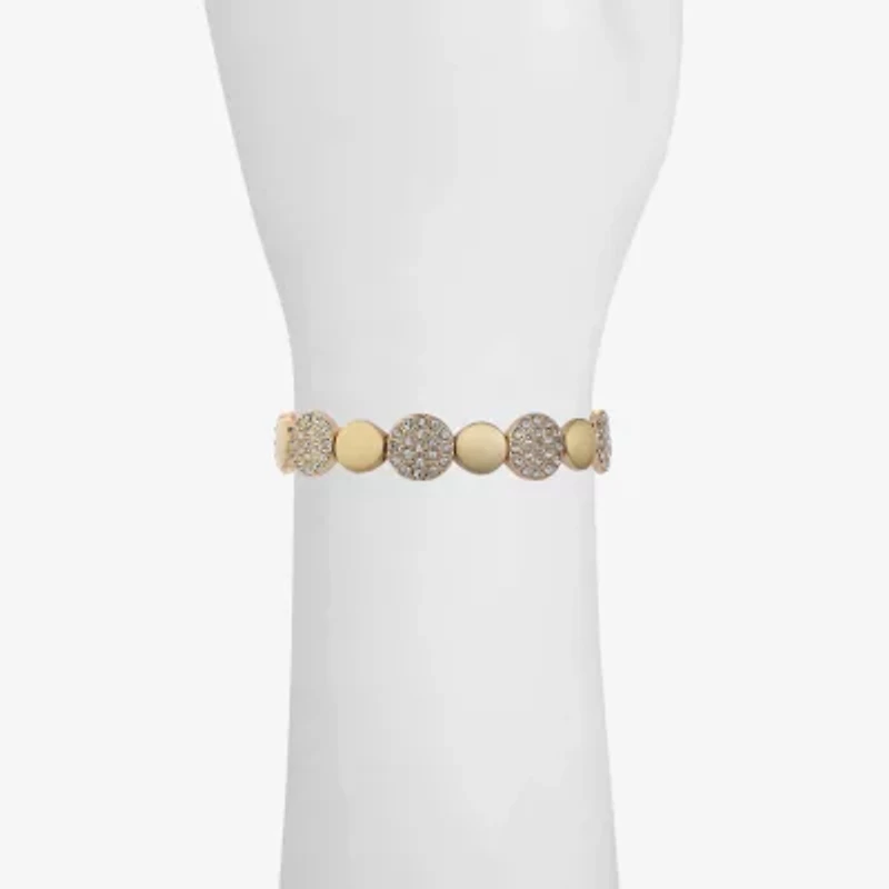 Liz Claiborne Womens Glass Stretch Bracelet