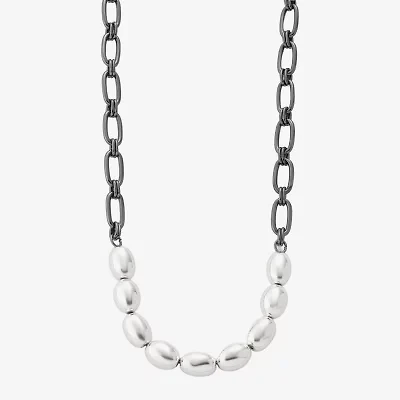 Liz Claiborne Two Tone Womens 17 Inch Collar Necklace
