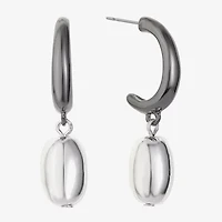 Liz Claiborne Two Tone Womens Hypoallergenic Drop Earrings