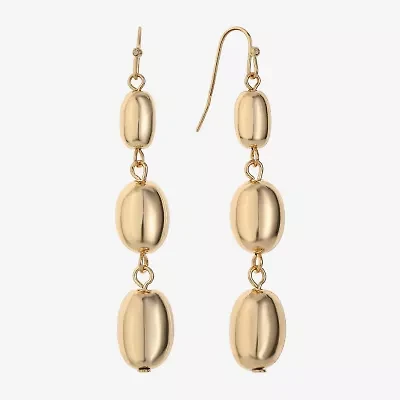 Liz Claiborne Linear Womens Drop Earrings