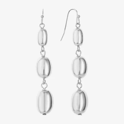 Liz Claiborne Linear Womens Drop Earrings