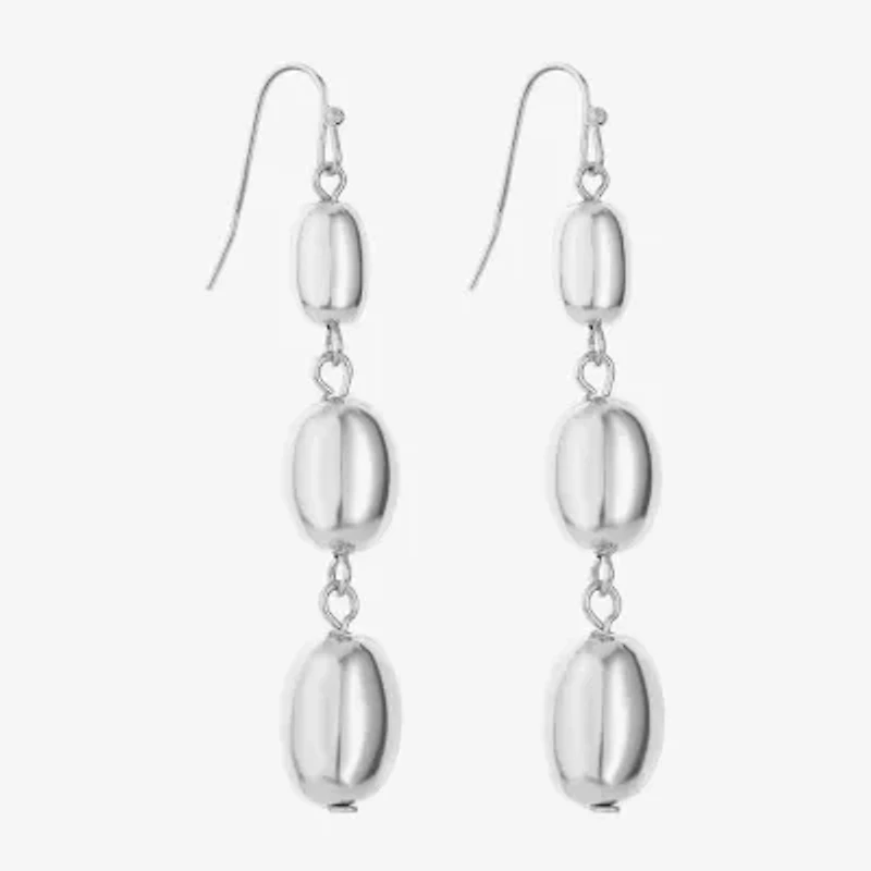 Liz Claiborne Linear Womens Drop Earrings
