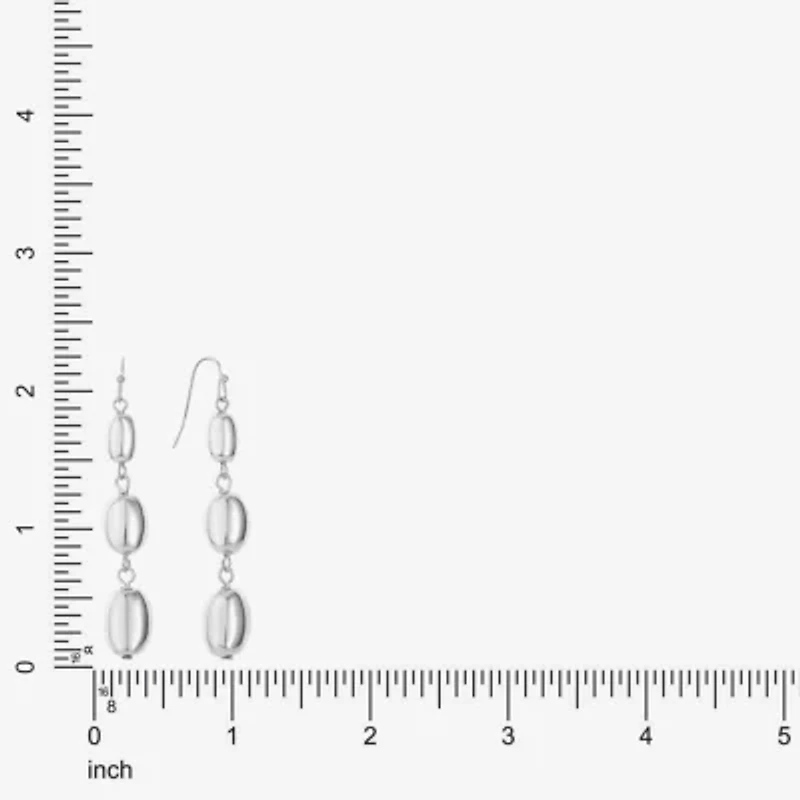 Liz Claiborne Linear Womens Drop Earrings