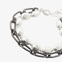 Liz Claiborne Layered Womens Strand Bracelet