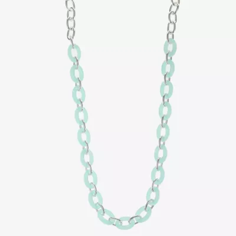 Liz Claiborne Womens Inch Link Necklace
