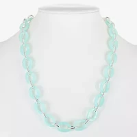 Liz Claiborne Womens Inch Link Necklace