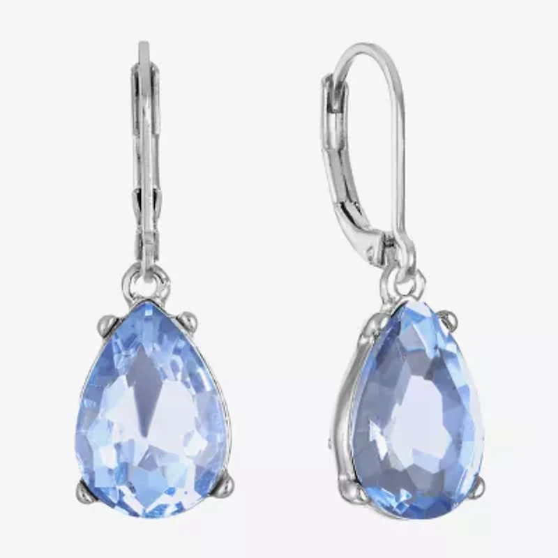 Monet Jewelry Womens Glass Drop Earrings