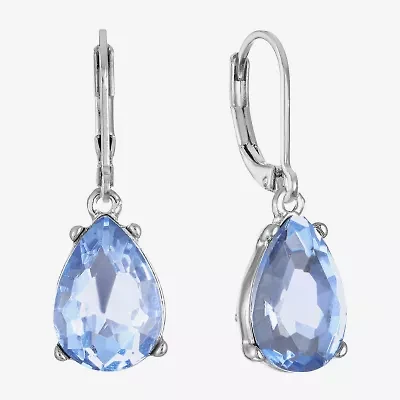 Monet Jewelry Womens Glass Drop Earrings