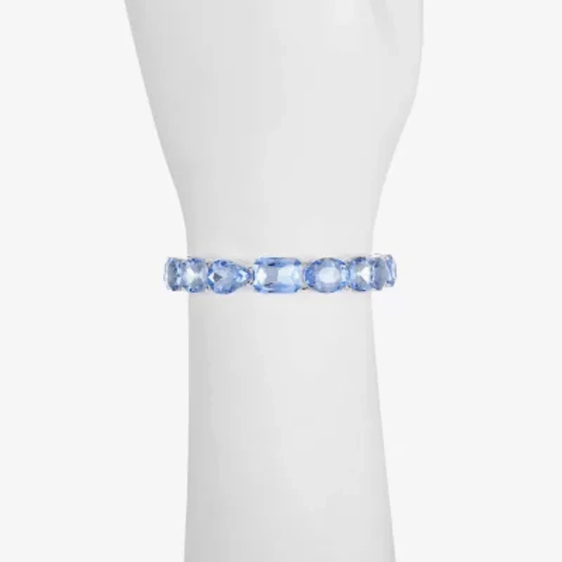 Monet Jewelry Womens Glass Oval Stretch Bracelet