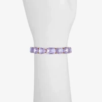 Monet Jewelry Womens Glass Oval Stretch Bracelet